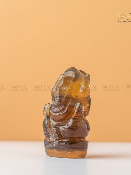 Multi Flourite crystal Ganesh Ji Idol | The Zen Crystals