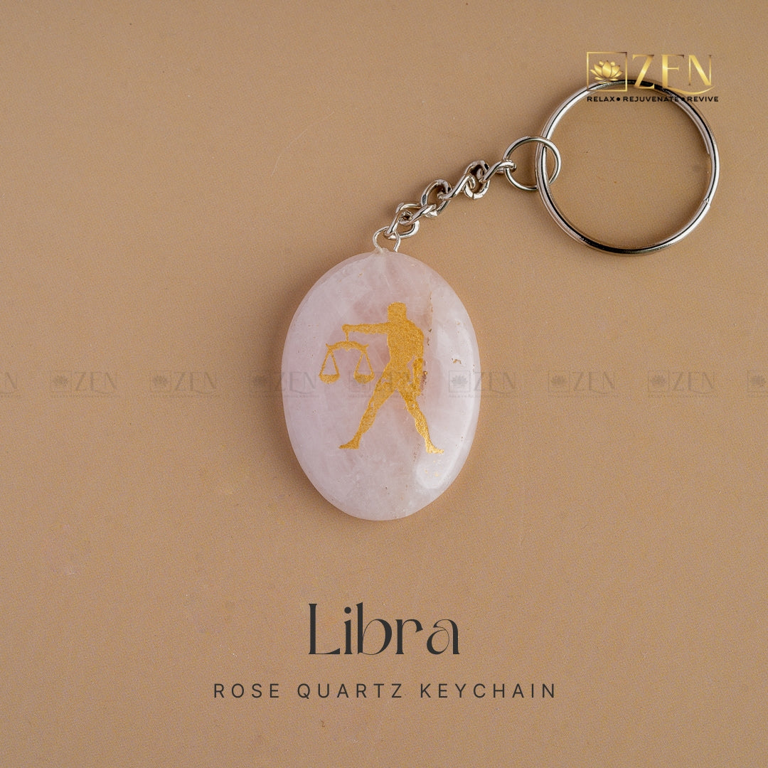 Libra Keychain | the zen crystals