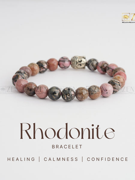 Rhodonite Bracelet | The Zen Crystals