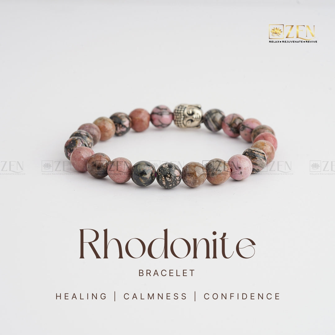 Rhodonite Bracelet | The Zen Crystals