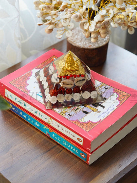 Shree Yantra Laxmi Ji Pyramid | The Zen Crystals