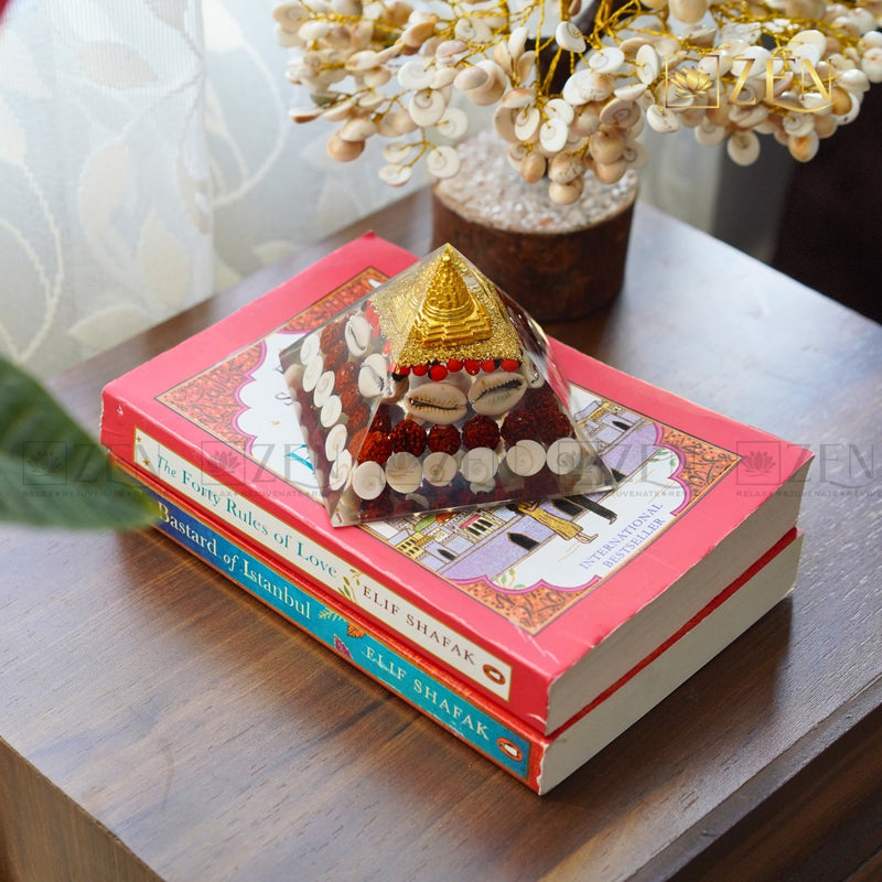 Shree Yantra Laxmi Ji Pyramid | The Zen Crystals