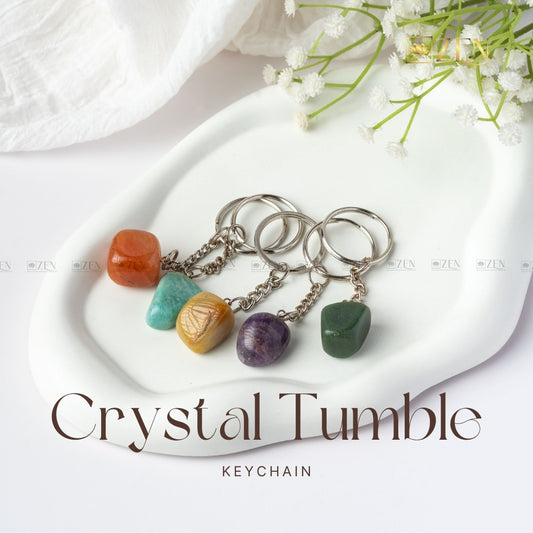 Crystal Tumble Keychain