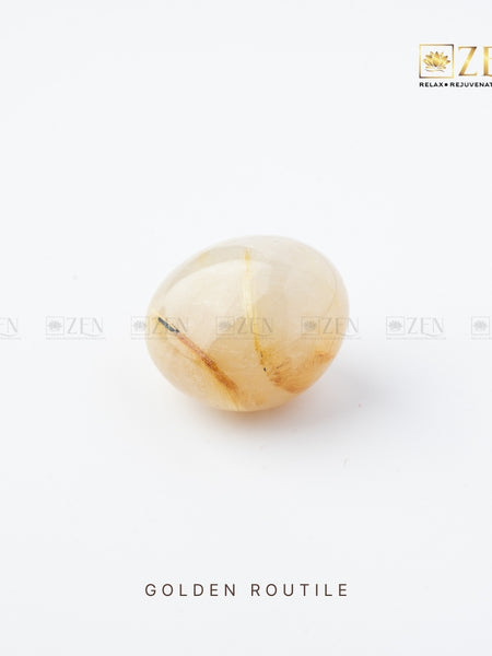 GOLDEN ROUTILE TUMBLE | THE ZEN CRYSTALS