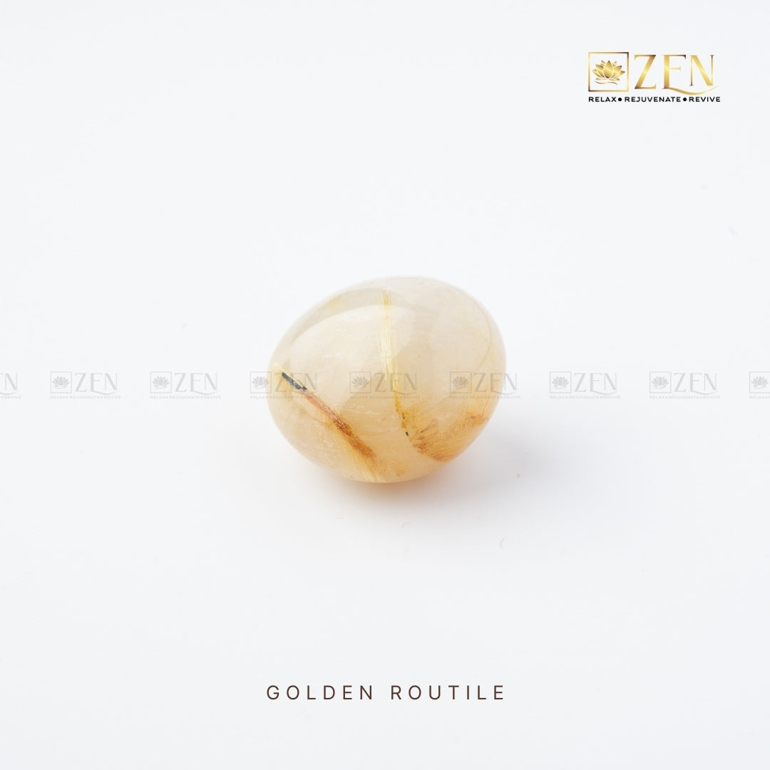 GOLDEN ROUTILE TUMBLE | THE ZEN CRYSTALS