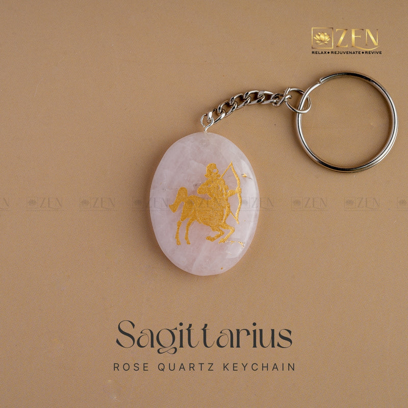 Zen Keychain Sagittarius Keychain | the zen crystals