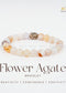 flower agate bracelet | The Zen Crystals