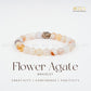 flower agate bracelet | The Zen Crystals