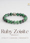 Ruby Zoisite Bracelet | The Zen Crystals