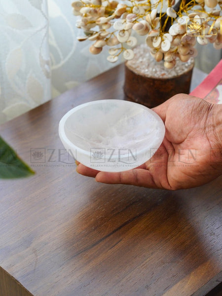 Selenite Crystal Charging Bowl | The Zen Crystals