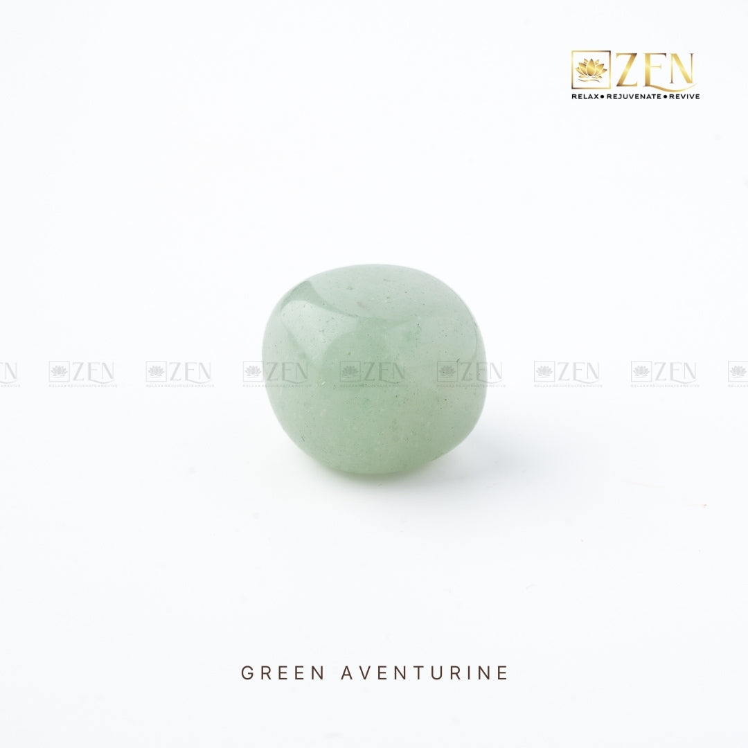 GREEN AVENTURINE TUMBLE | THE ZEN CRYSTALS