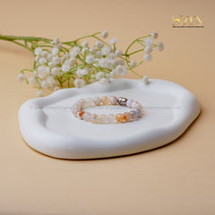 flower agate bracelet | The Zen Crystals