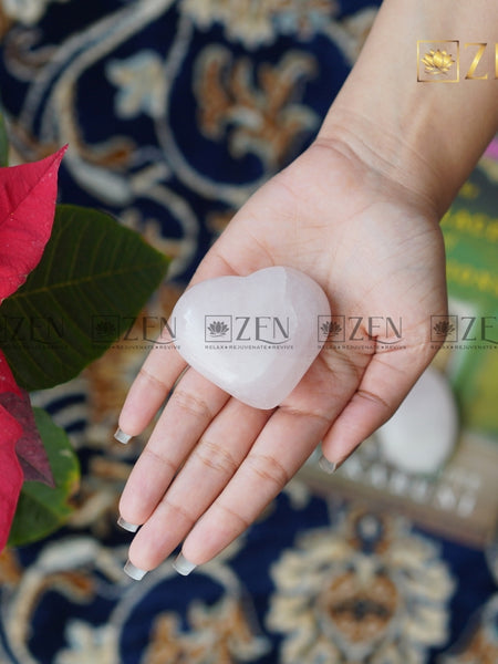 Rose Quartz Heart Showpiece