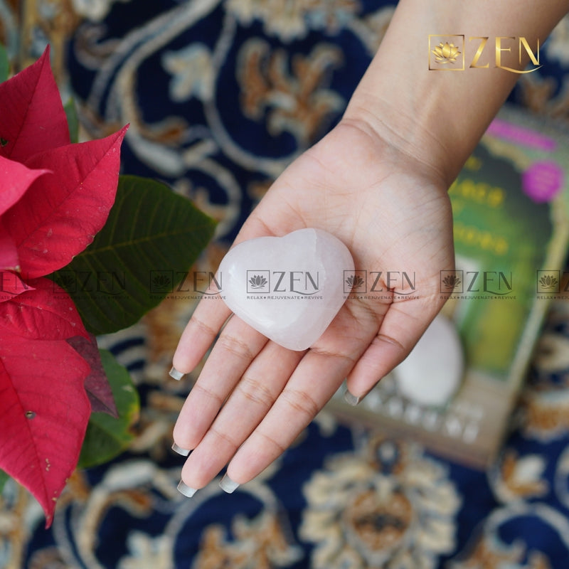 Rose Quartz Heart Showpiece