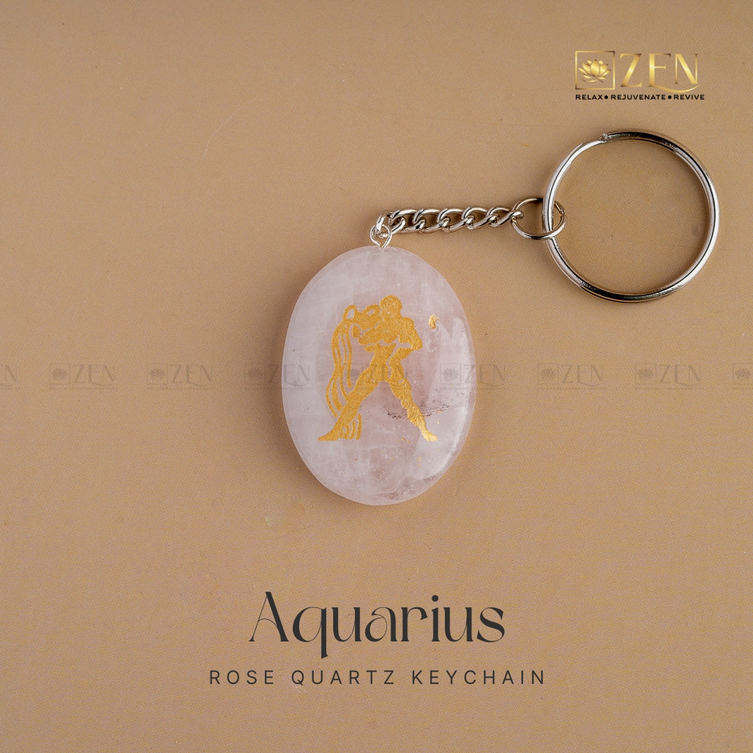 Aquarius Keychain | the zen crystals