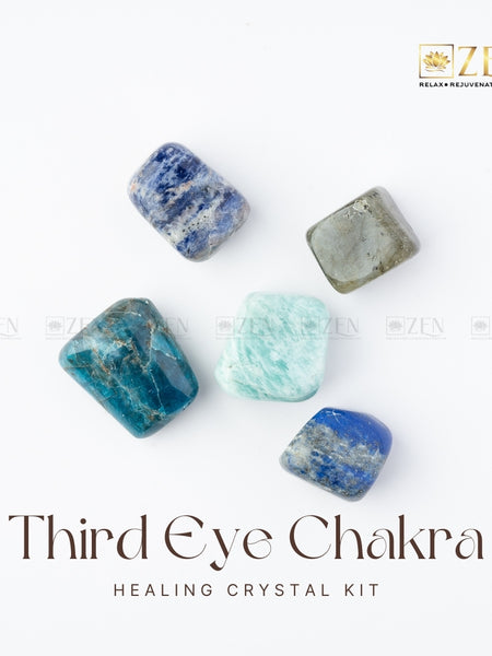 Third Eye Chakra Healing Crystal Kit | the zen crystals