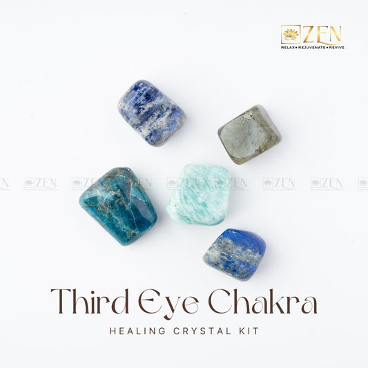 Third Eye Chakra Healing Crystal Kit | the zen crystals