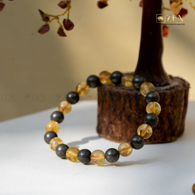 Citrine Pyrite Bracelet | The Zen Crystals