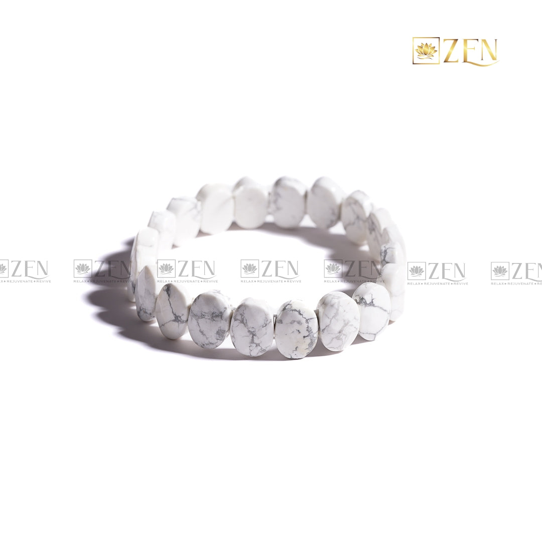 faceted howlite bracelet | the zen crystals