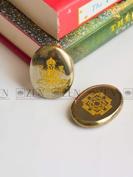 Laxmi ji pyrite coin | The Zen Crystals