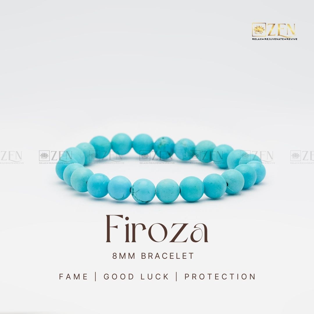 firoza 8mm bracelet | The Zen Crystals