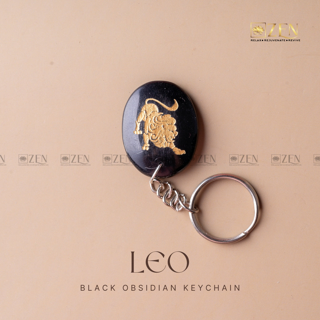 LEO ZODIAC KEYCHAIN | THE ZEN CRYSTALS