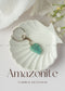 amazonite keychain | the zen crystals
