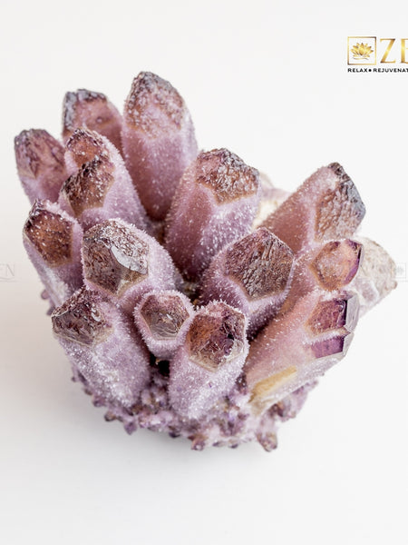 Amethyst Pointed Raw Cluster | the zen crystals