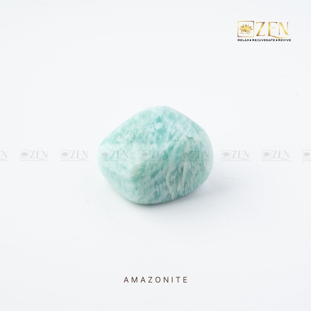 AMAZONITE TUMBLE | THE ZEN CRYSTALS