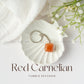 red carnelian keychain | the zen crystals