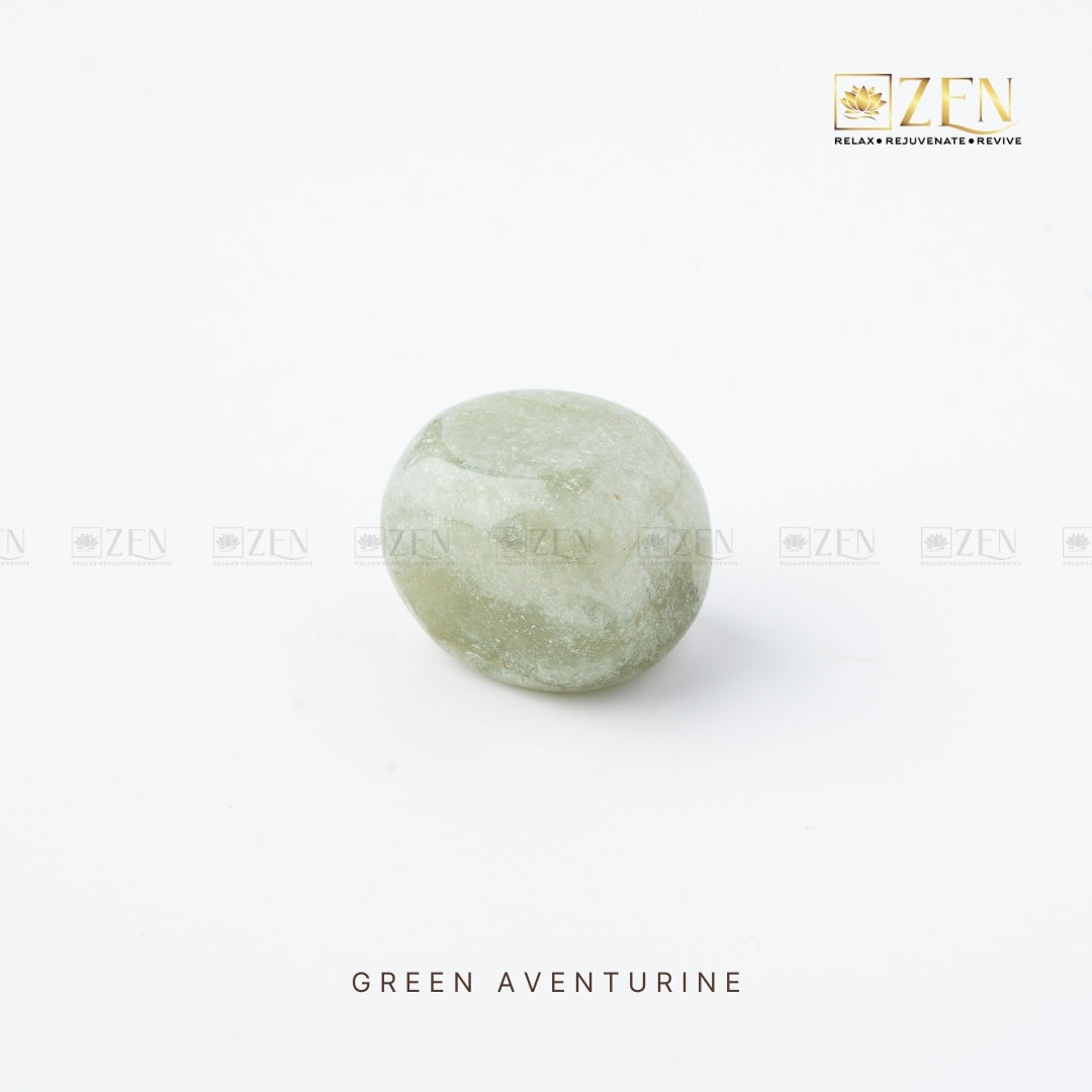 GREEN AVENTURINE TUMBLE | THE ZEN CRYSTALS