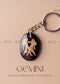 GEMINI ZODIAC KEYCHAIN | THE ZEN CRYSTALS
