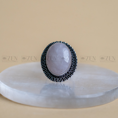 Rose Quartz Ring The Zen Crystals