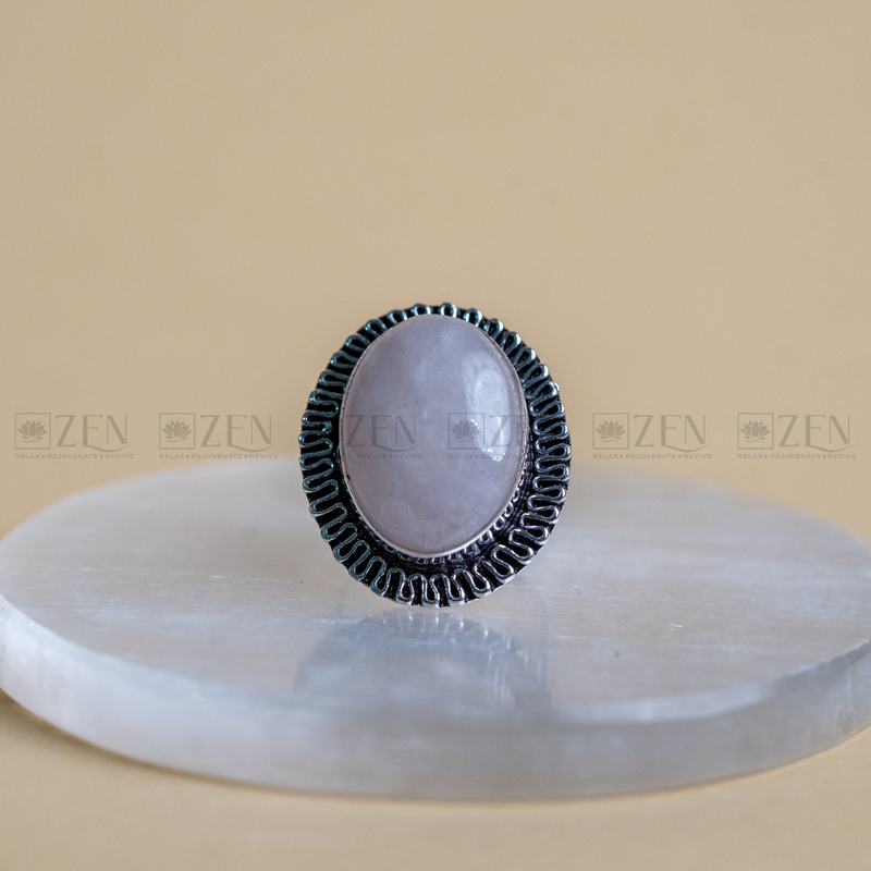 Rose Quartz Ring The Zen Crystals