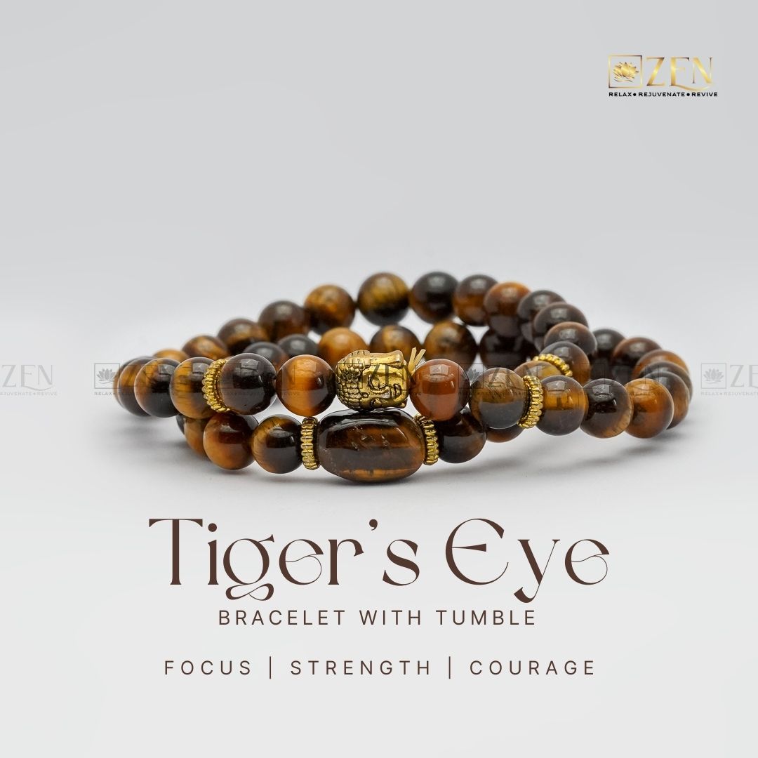 Tiger Eye Bracelet | The Zen Crystals