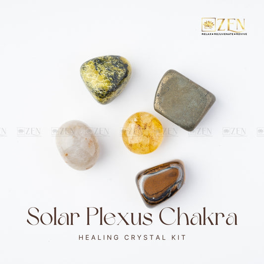 Solar Plexus Chakra Healing Crystal Kit | THE ZEN CRYSTALS