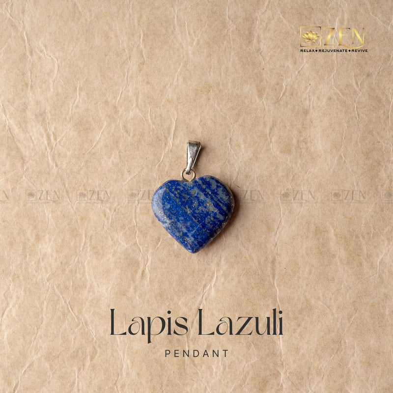 LAPIS LAZULI MINI HEART Pendant | the zen crystals