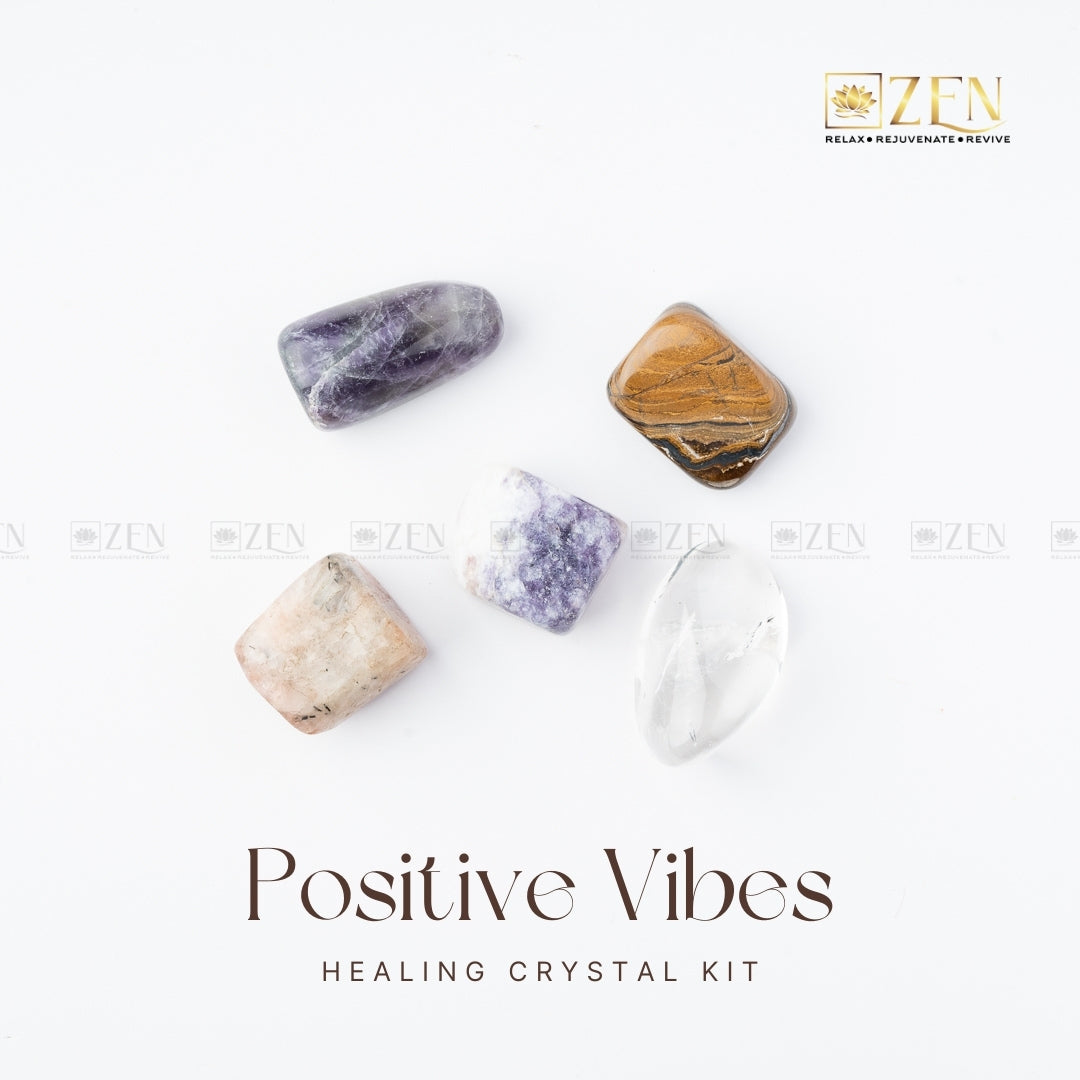 Positive Vibes Healing Crystal Kit | THE ZEN CRYSTALS