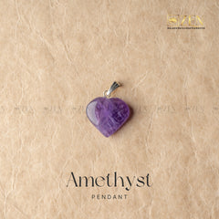 AMETHYST MINI HEART Pendant | the zen crystals
