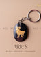 ARIES ZODIAC KEYCHAIN | THE ZEN CRYSTALS