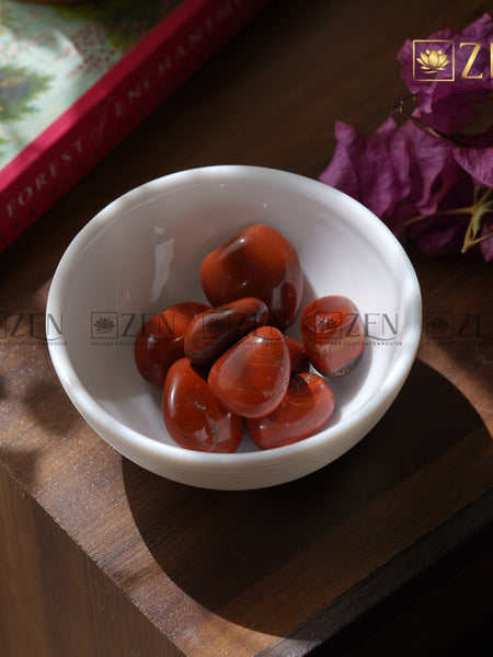 Red Jasper Tumbled Stone | The Zen Crystals