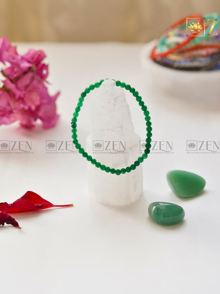 Jade Bracelet 4mm | The Zen Crystals