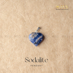 SODALITE MINI HEART Pendant | the zen crystals