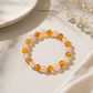 rose quartz and citrine bracelet | the zen crystals