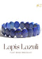 Lapis Lazuli Flat Bead Bracelet | The Zen Crystals