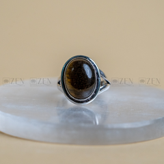 the zen crystals tiger eye ring