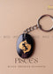 PISCES ZODIAC KEYCHAIN | THE ZEN CRYSTALS