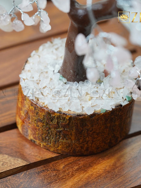 rose quartz tree | the zen crystal