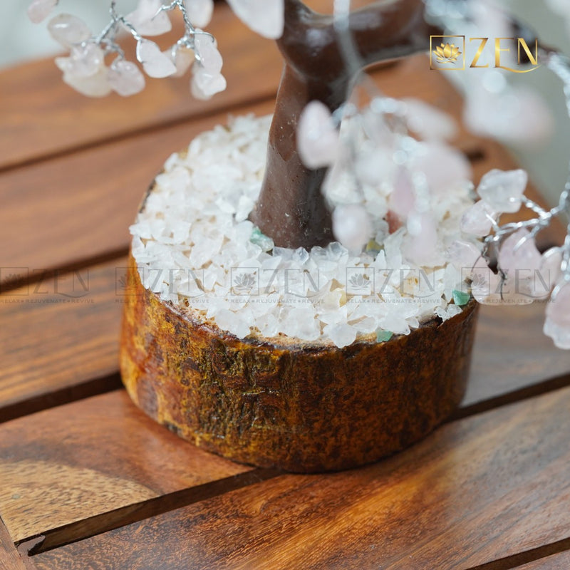 rose quartz tree | the zen crystal