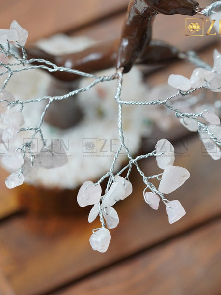 rose quartz tree | the zen crystal